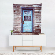 Fishing Village Scene, England Wall Tapestry Lost in Nature