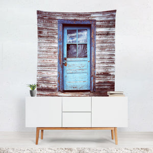 Fishing Village Scene, England Wall Tapestry Lost in Nature