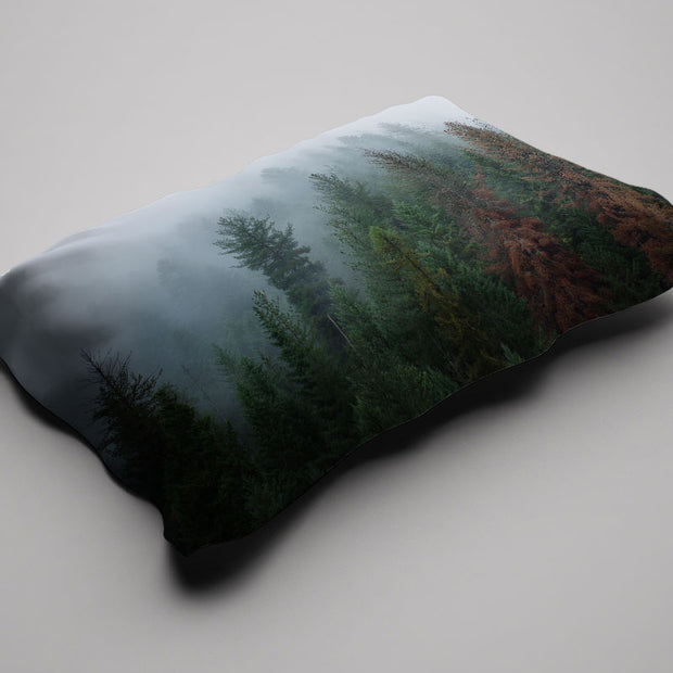 Moody Foggy Forest Pillow Case