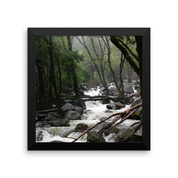 Foggy Mountain Forest - Framed Photo Print 10x10 Lost Kat Photography