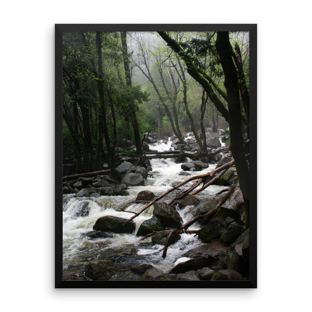 Foggy Mountain Forest - Framed Photo Print 8x10 Lost Kat Photography