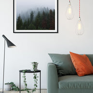 Foggy Forest North Idaho Wall Art Print - Photography