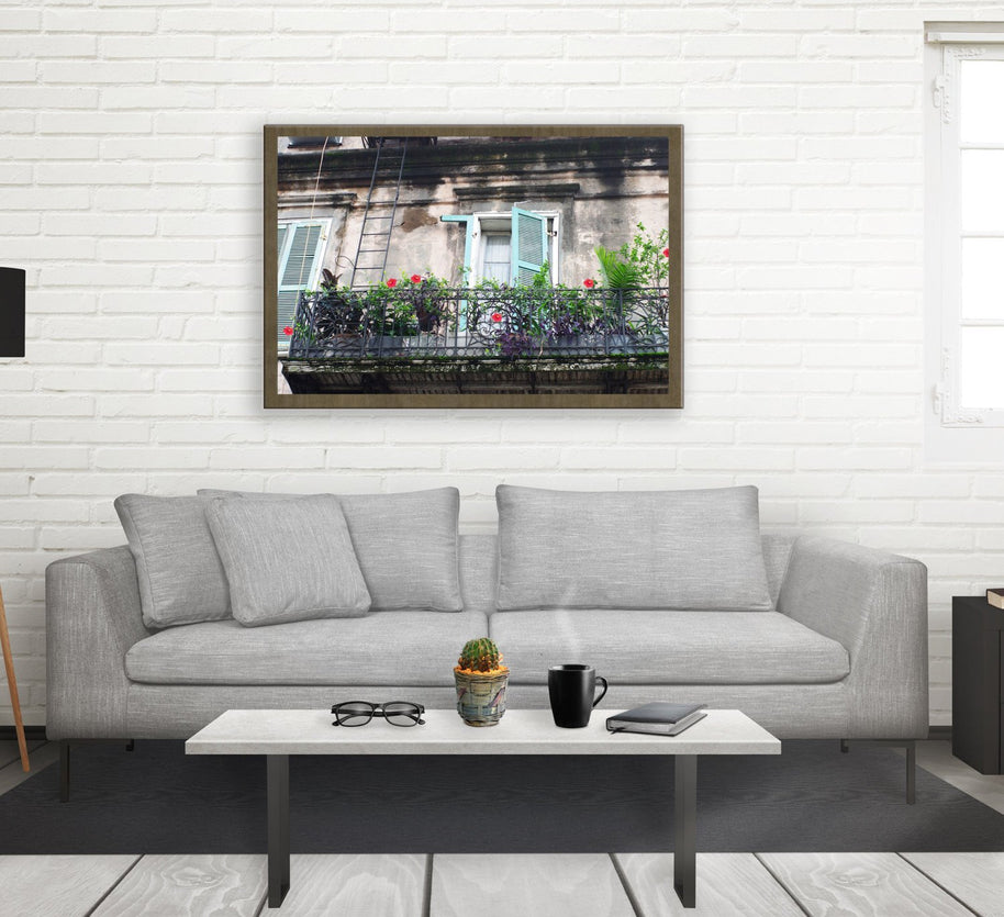 French Quarter Balcony New Orleans - Photography