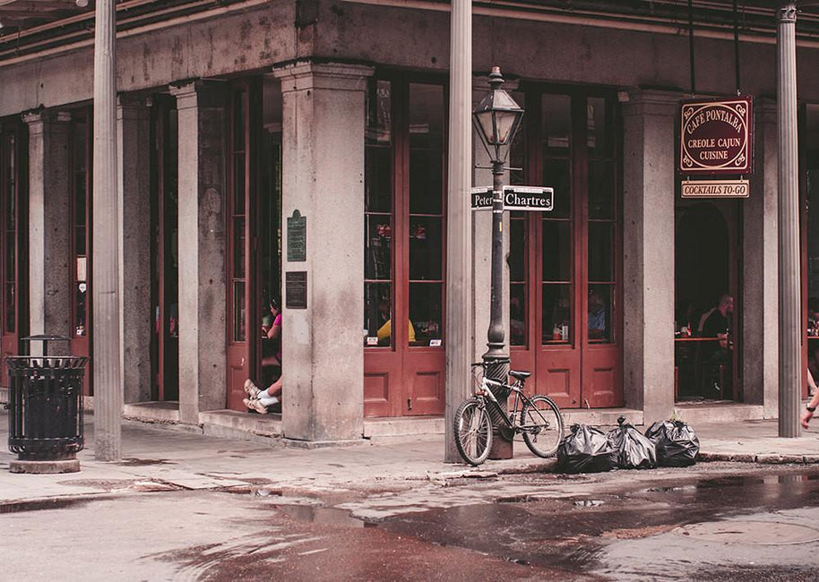 Chartres Street French Quarter Corner New Orleans Art Print