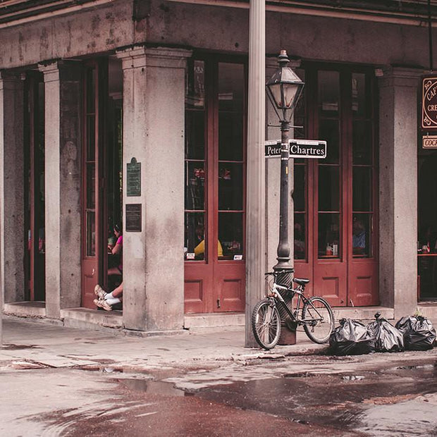 Chartres Street French Quarter Corner New Orleans Art Print