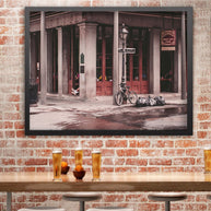 Chartres Street French Quarter Corner New Orleans Art Print