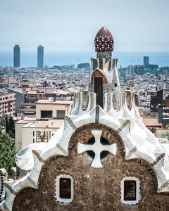 Gaudi Over Barcelona Photo Print Spain Photography
