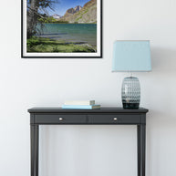 Blue-Green Glacial Lake - Glacier National Park Photo Print