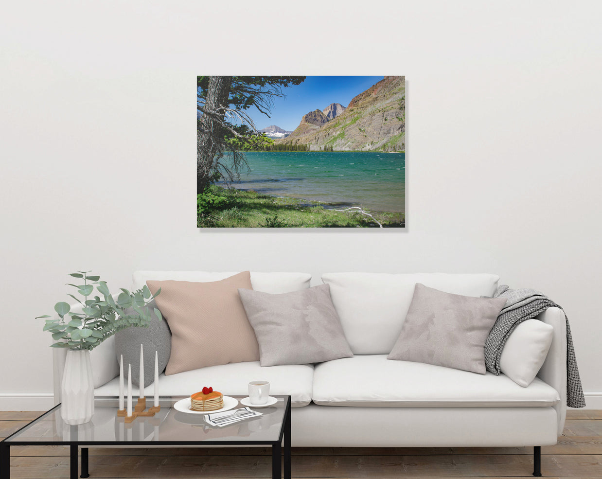 Blue-Green Glacial Lake - Glacier National Park Photo Print