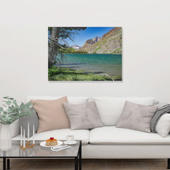 Blue-Green Glacial Lake - Glacier National Park Photo Print
