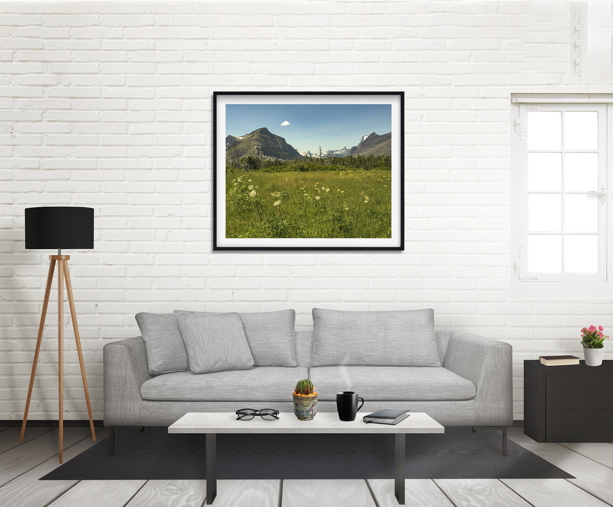 Mountain Meadow - Glacier National Park Photo Print -