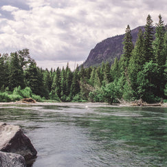 McDonald Creek - Glacier National Park Photo Print -