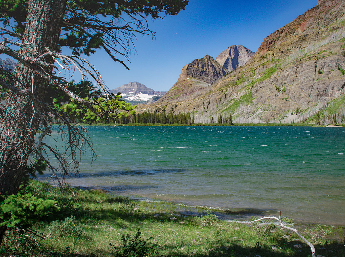 Blue-Green Glacial Lake - Glacier National Park Photo Print