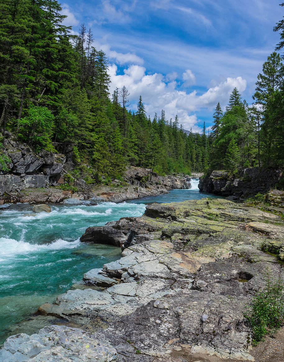 McDonald Creek Photo Print Glacier National Park Nature