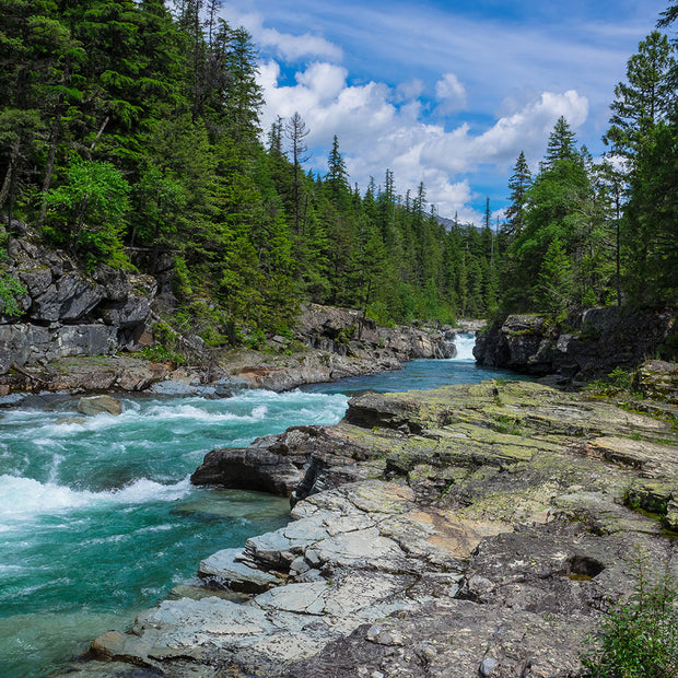 McDonald Creek Photo Print Glacier National Park Nature