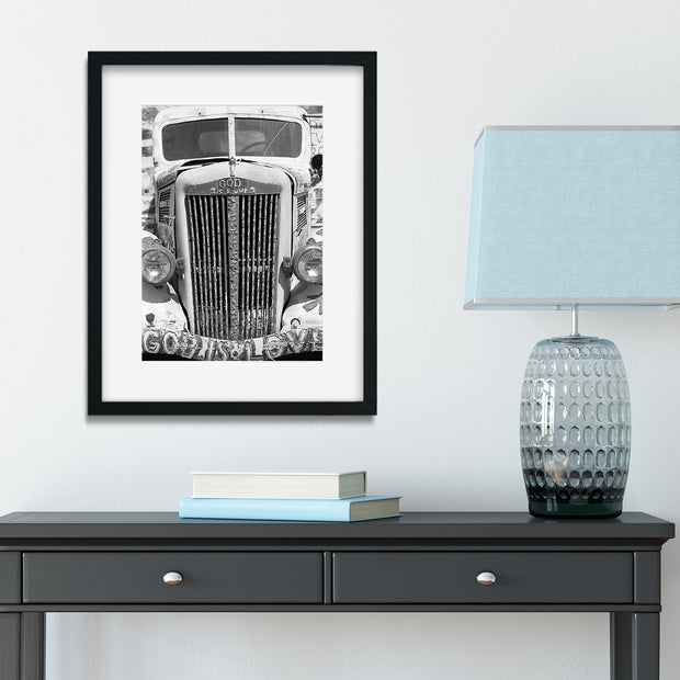 Truck Grill Salvation Mountain Print Art - Photography