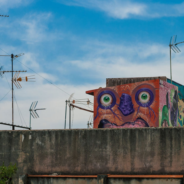 Graffiti Barcelona Photo Print Cityscape Wall Art -