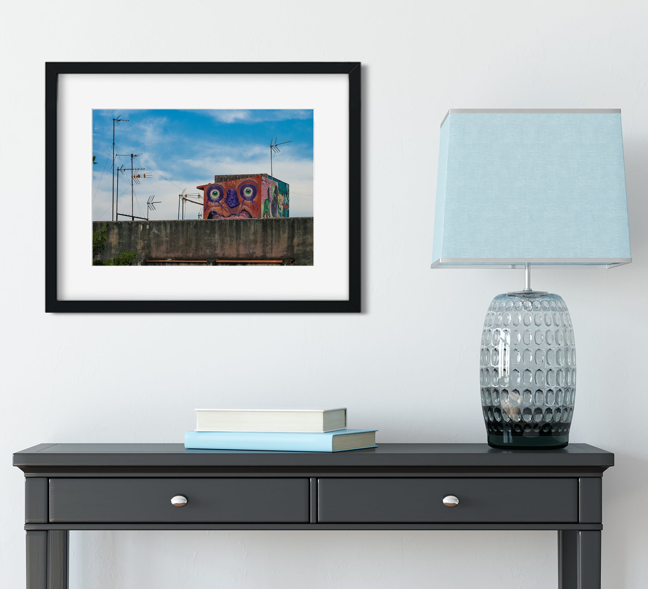 Graffiti Barcelona Photo Print Cityscape Wall Art -