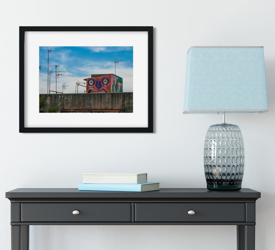 Graffiti Barcelona Photo Print Cityscape Wall Art -