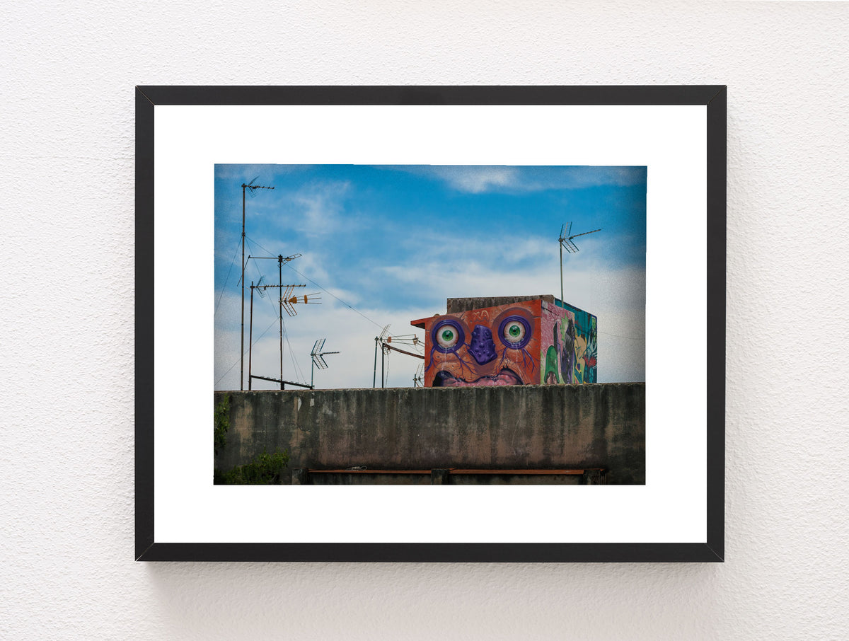 Graffiti Barcelona Photo Print Cityscape Wall Art -
