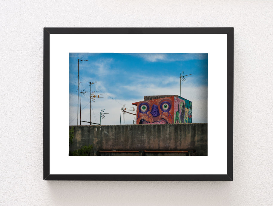 Graffiti Barcelona Photo Print Cityscape Wall Art -