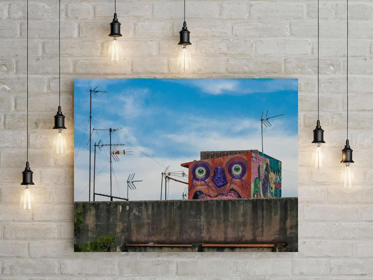 Graffiti Barcelona Photo Print Cityscape Wall Art -
