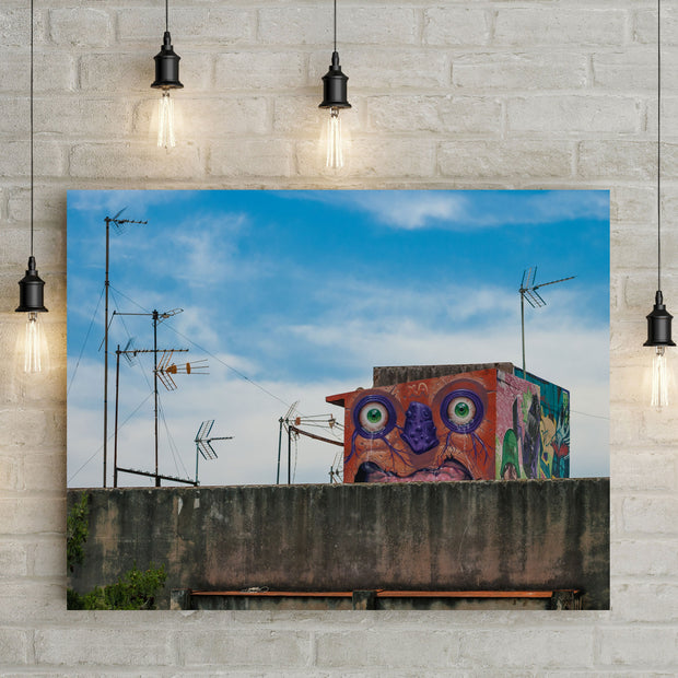 Graffiti Barcelona Photo Print Cityscape Wall Art -