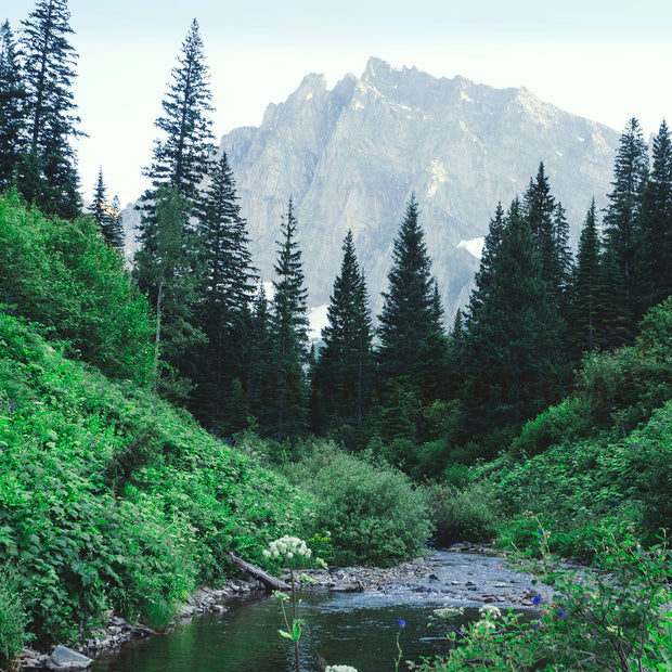 Mountain Peak Valley Scenic View Photo Print Granite Lake