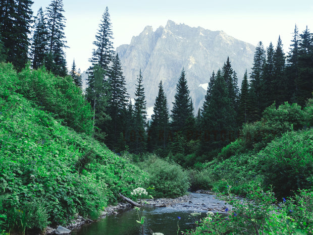 Mountain Peak Valley Scenic View Photo Print Granite Lake