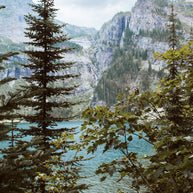 Granite Lake Montana Glacial Waterfall Scenic Wilderness