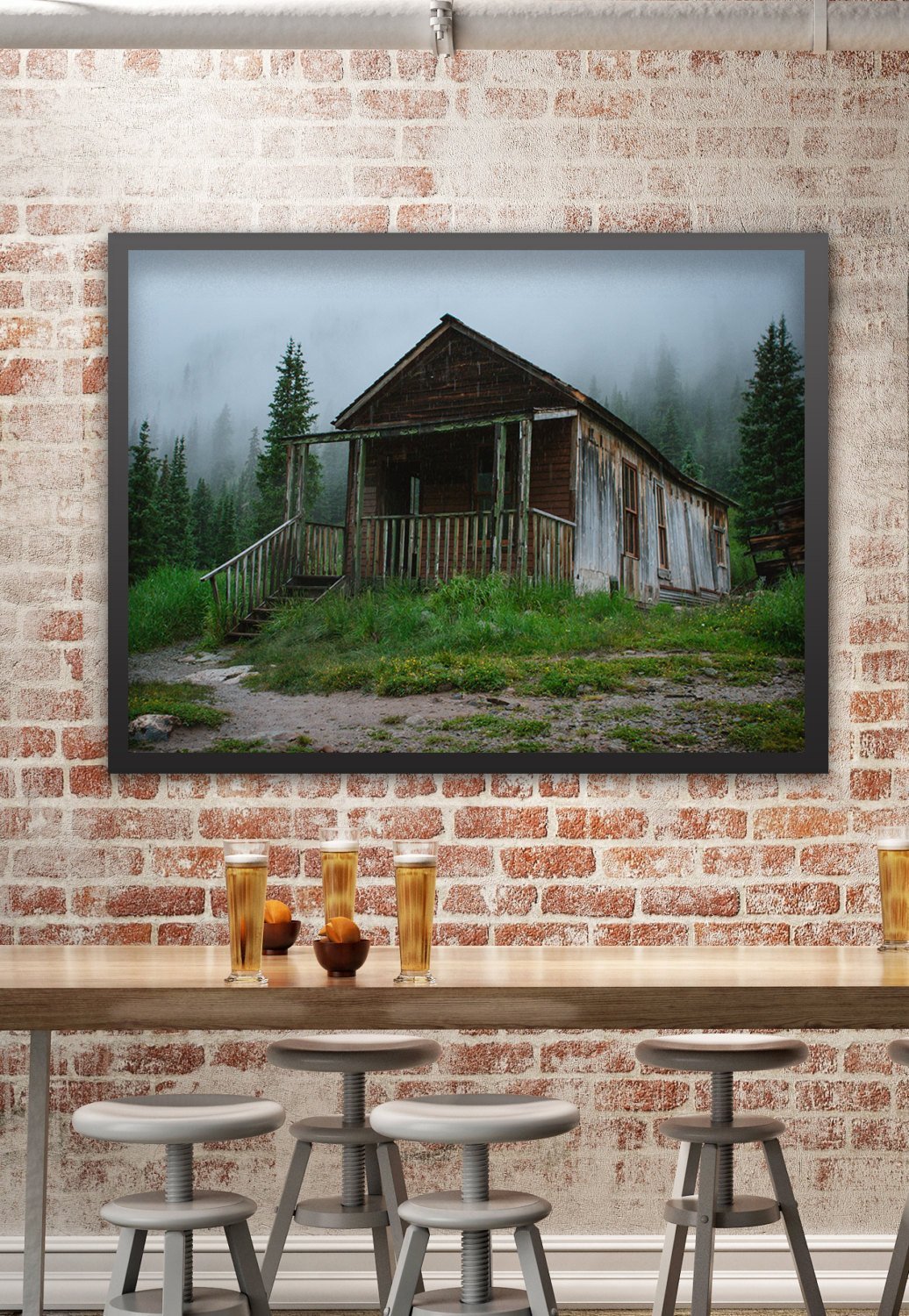 Hermit Cabin Colorado Rustic Wall Art Print - Photography