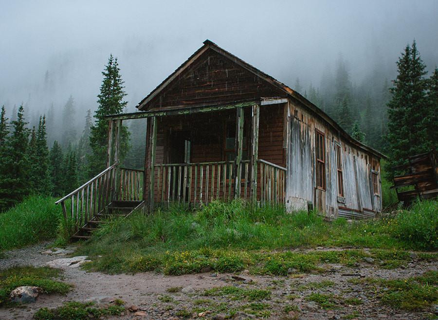 Hermit Cabin Colorado Rustic Wall Art Print - Photography