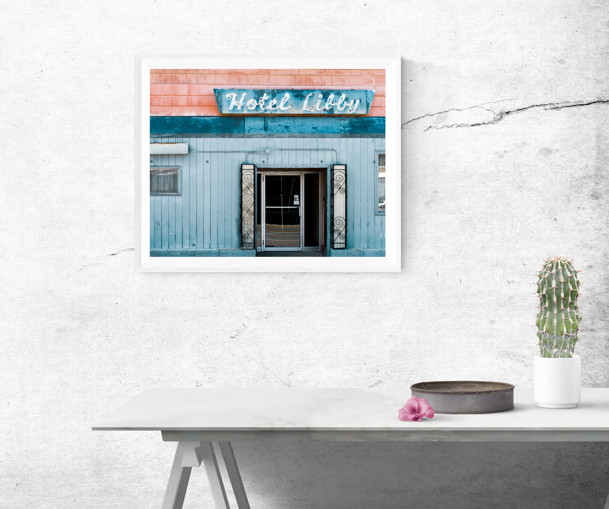 Hotel Libby Pastel Wall Art Print Montana Photography