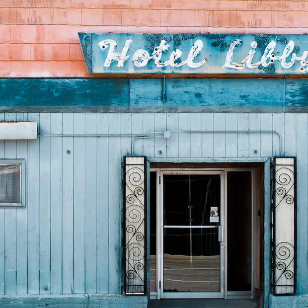 Hotel Libby Pastel Wall Art Print Montana Photography