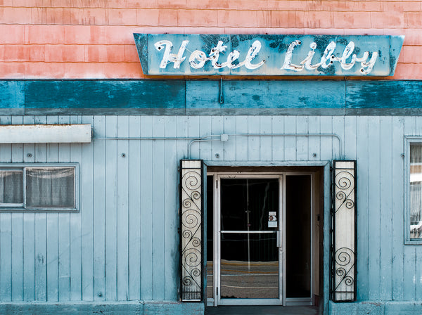 Hotel Libby Pastel Wall Art Print Montana Photography
