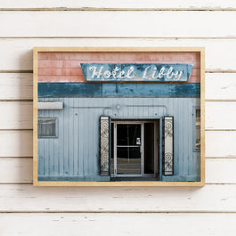 Hotel Libby Pastel Wall Art Print Montana Photography