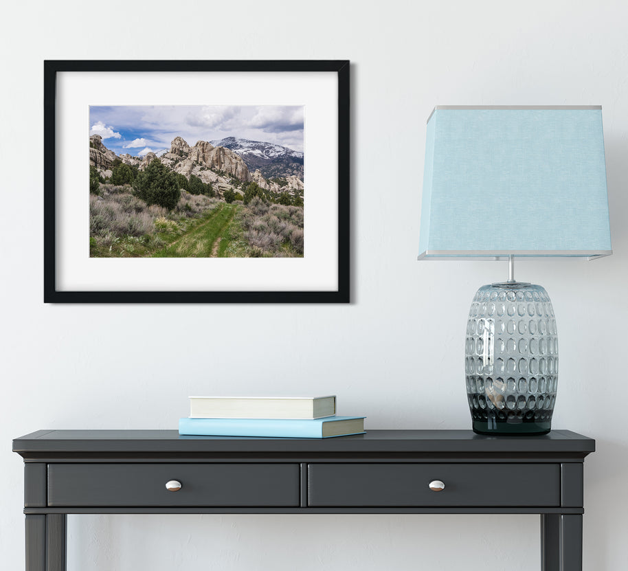 Road Through Castle Rocks Southern Idaho Photo Print -