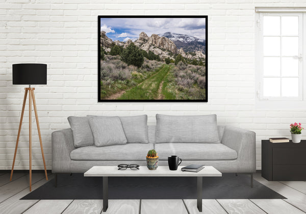 Road Through Castle Rocks Southern Idaho Photo Print -