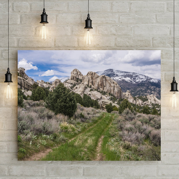 Road Through Castle Rocks Southern Idaho Photo Print -