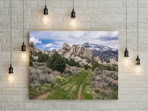 Road Through Castle Rocks Southern Idaho Photo Print -
