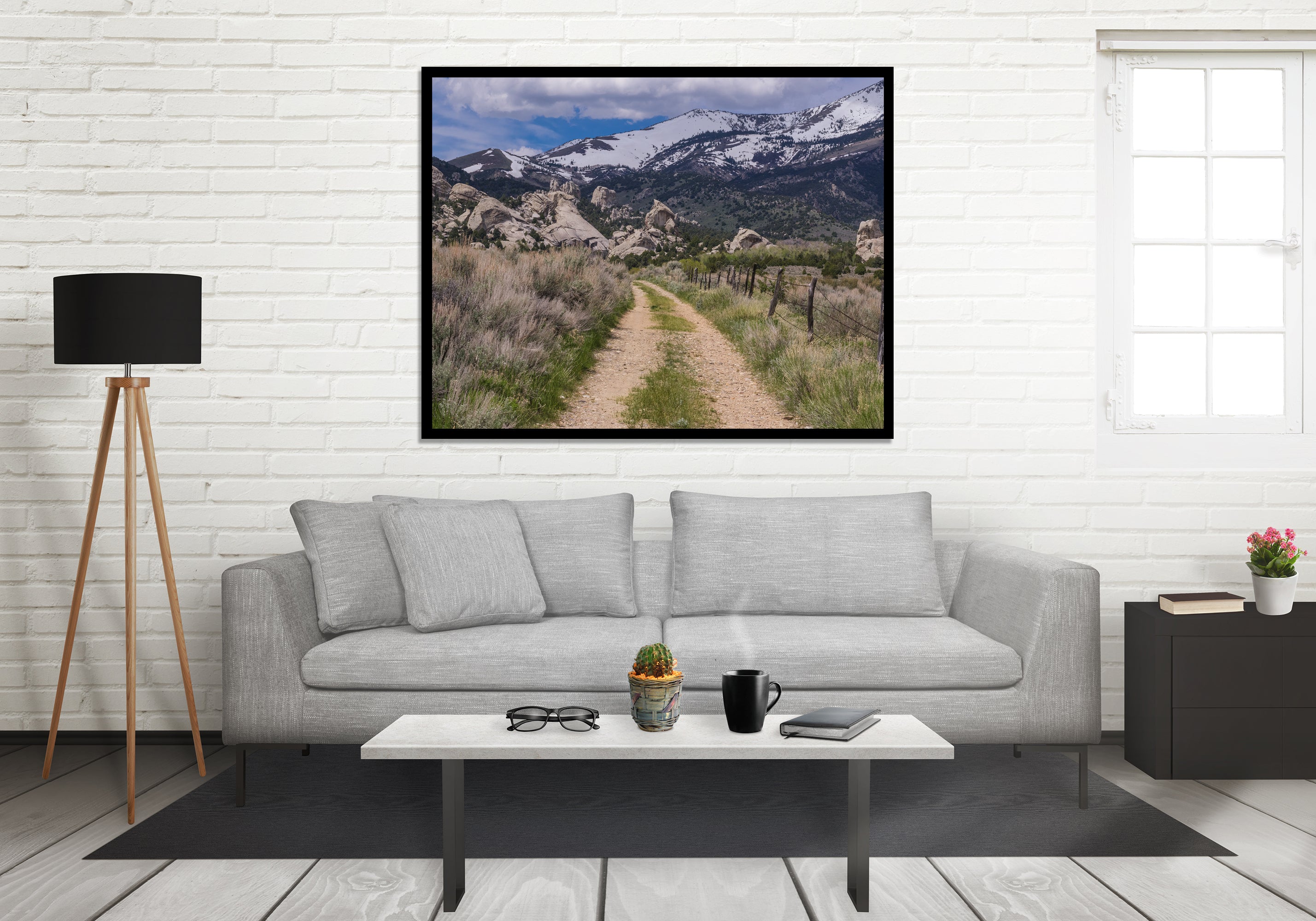 Castle Rocks and the Santa Cruz Mountains Photo Print -