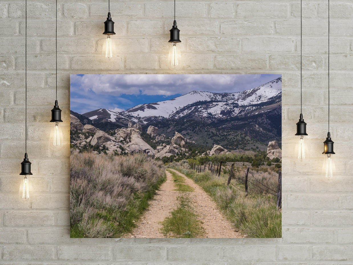 Castle Rocks and the Santa Cruz Mountains Photo Print -