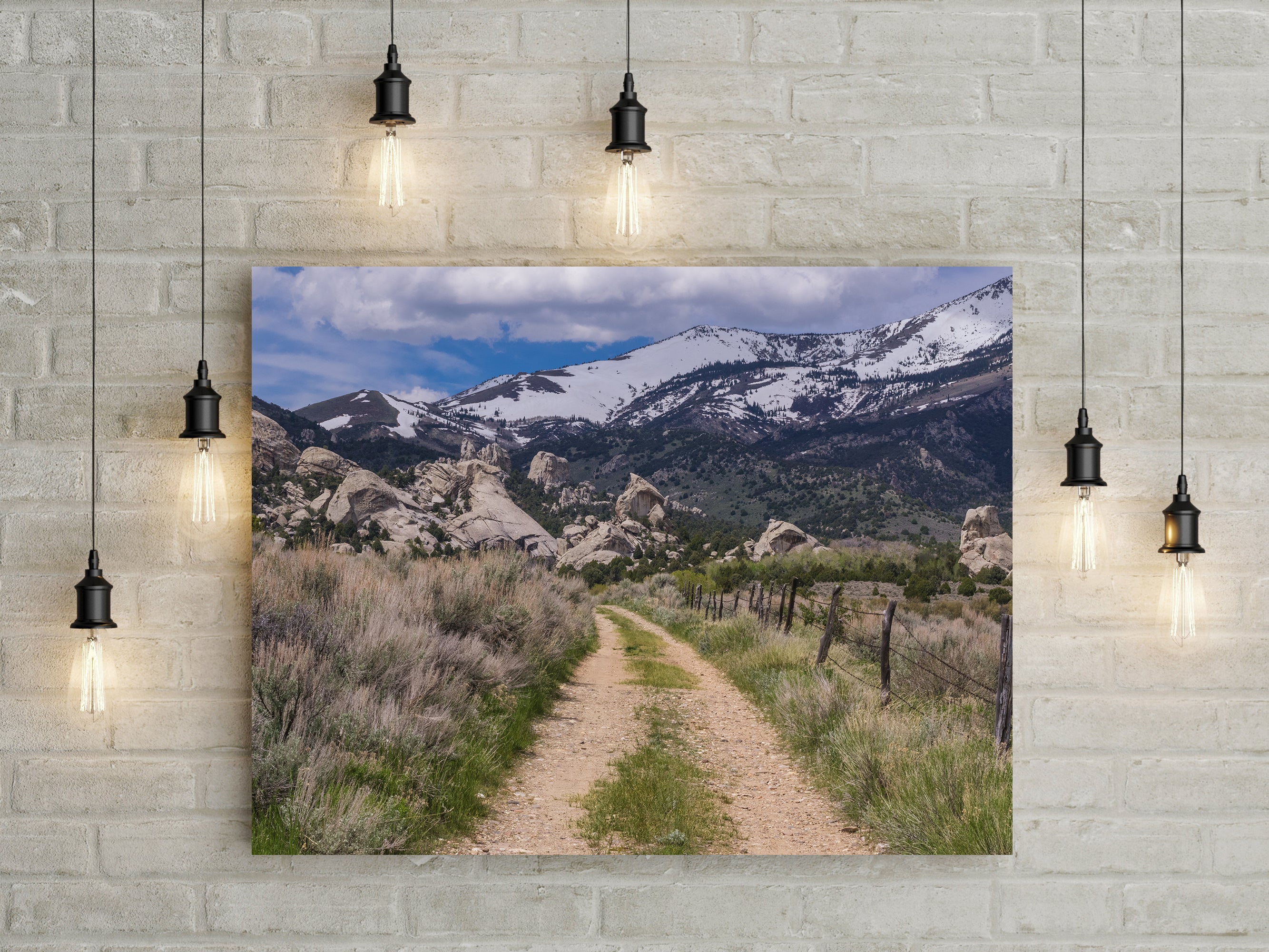 Castle Rocks and the Santa Cruz Mountains Photo Print -