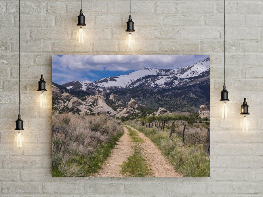Castle Rocks and the Santa Cruz Mountains Photo Print -