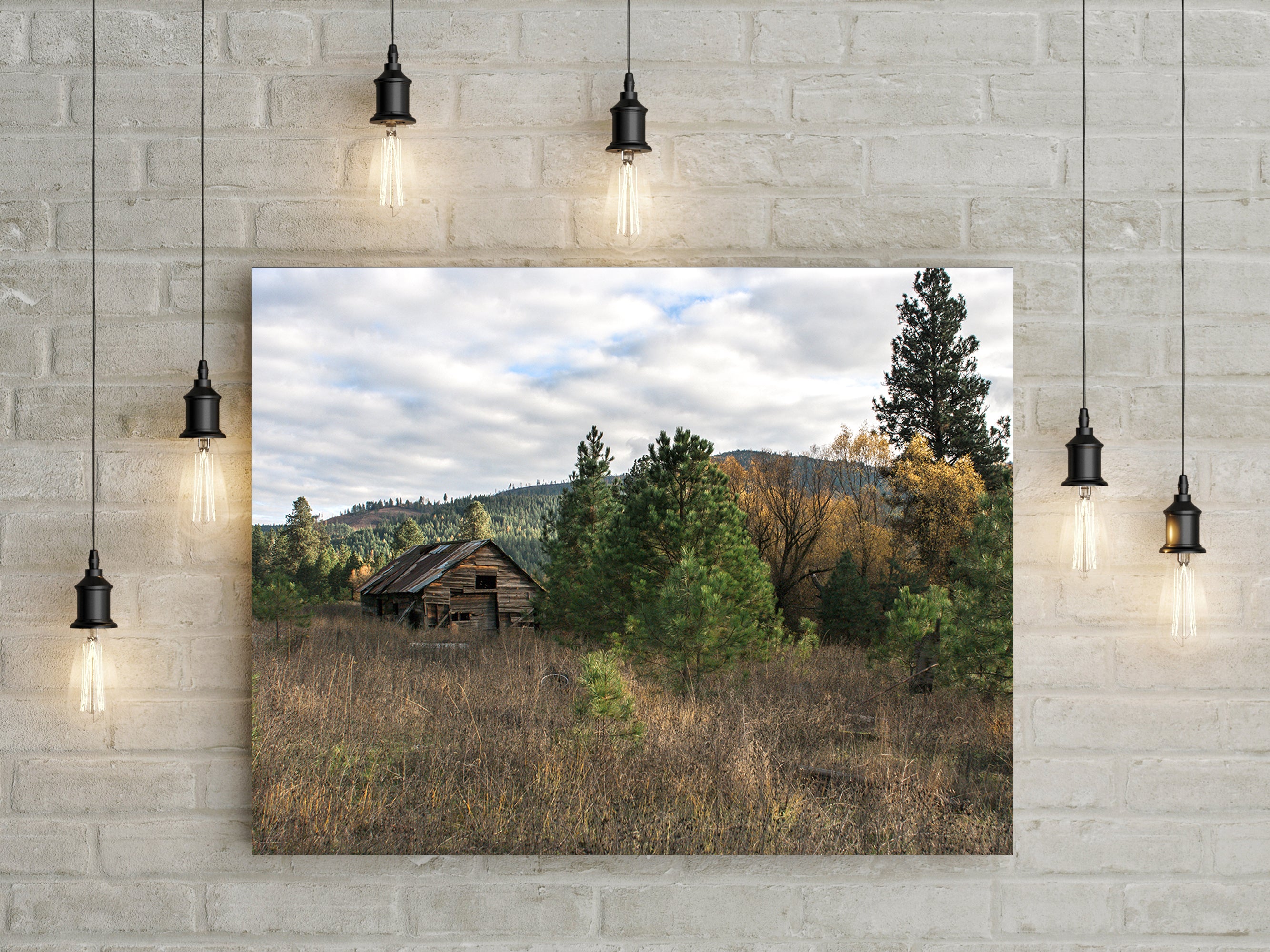 Idaho Homestead Rustic Cabin Art Print - Photography