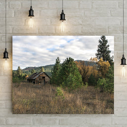 Idaho Homestead Rustic Cabin Art Print - Photography