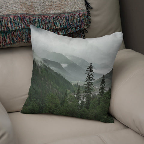 Mountain Valley Throw Pillow Cover Colorado Home Decor -