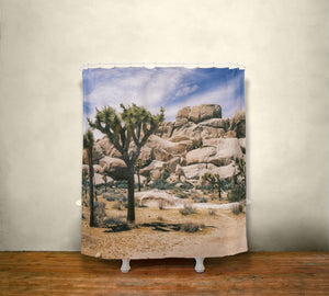 Joshua Tree Desert Shower Curtain 71x74 inch - in