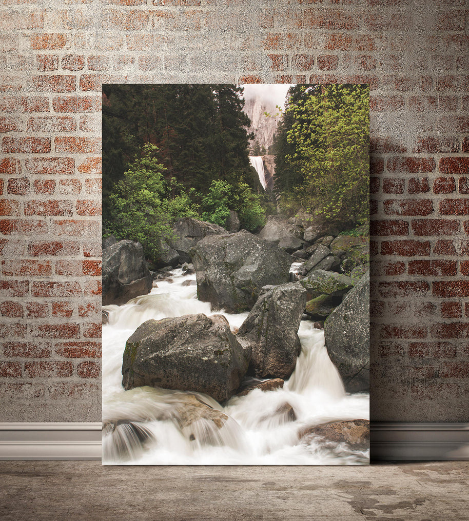 California Nature Photography Waterfall Scene Yosemite