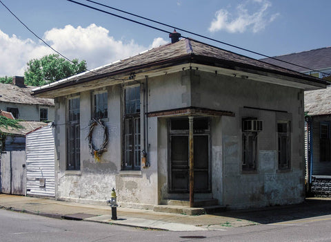 Bywater New Orleans Photo Print Abandoned Building -